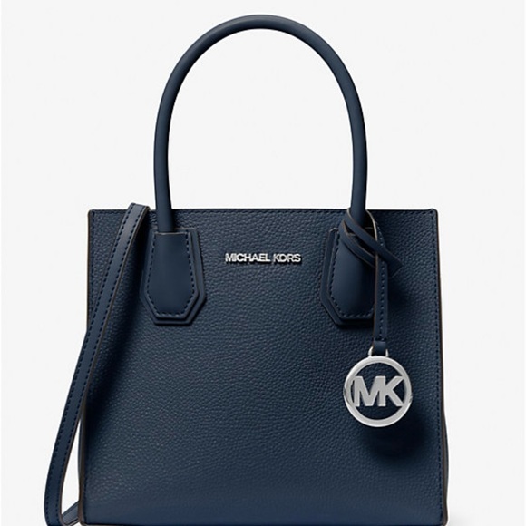 Michael Kors Handbags - Michael Kors Mercer Medium Pebbled Leather Crossbody Bag